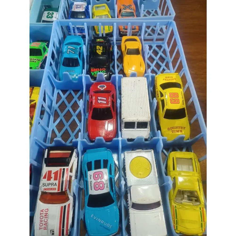Vintage HotWheels Case W/ HotWheels Macthbox ,Kidco Cars Lot Of 34 Cars